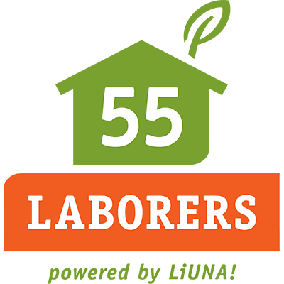Residential Construction and General Service Workers Local 55 logo